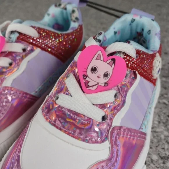 Sneakers Colorful Gabby's Dollhouse Toddler Girl Slip-On Shoes - Picture 6 of 13